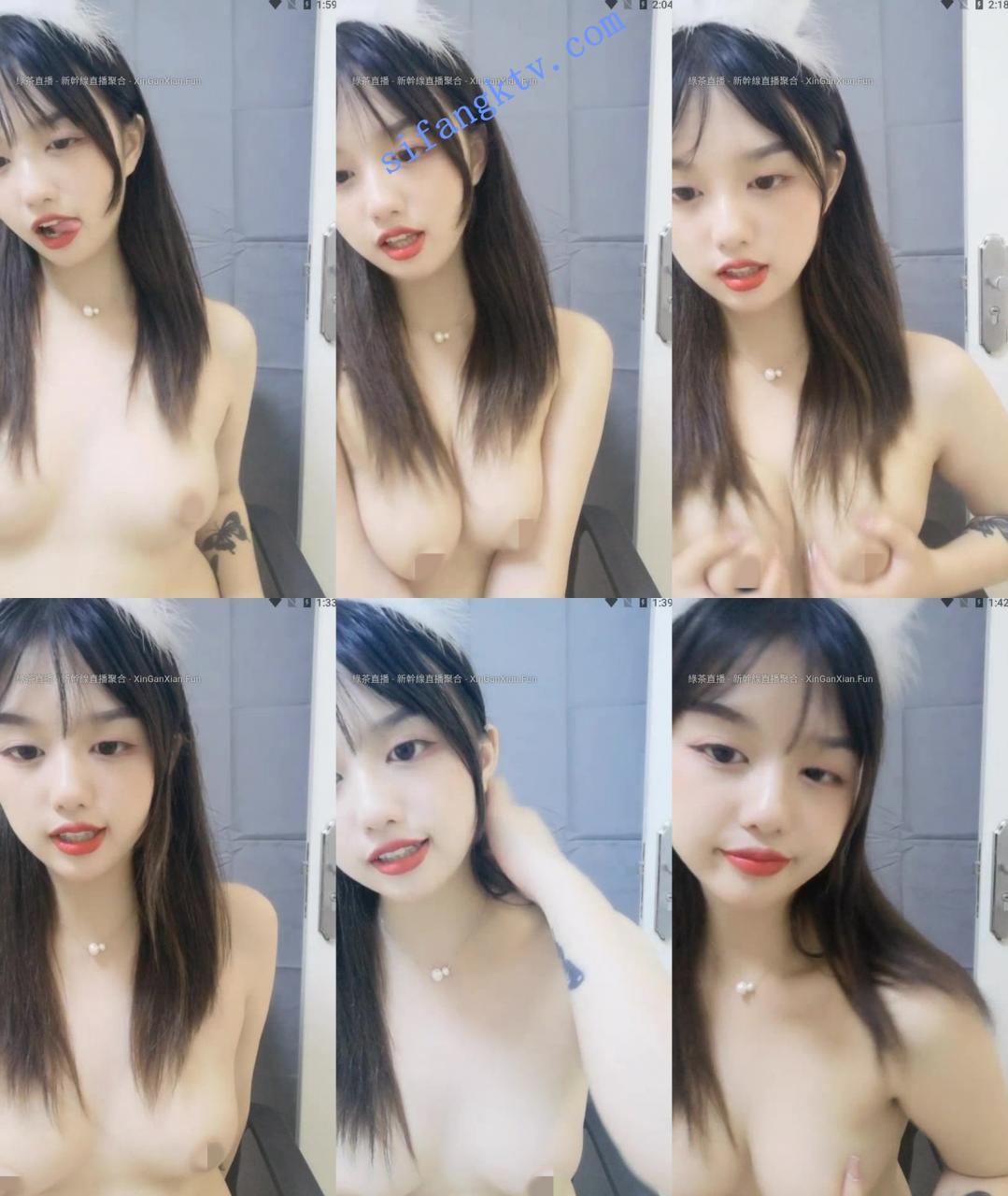 零三年妹妹】可爱的狐狸耳朵小美女露出刚刚发育的咪咪 图03